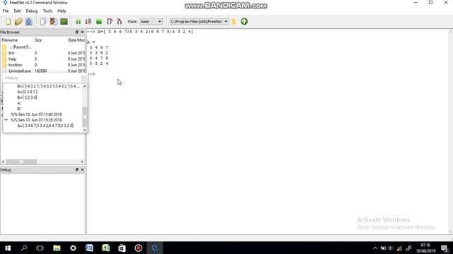 APLIKASI FREEMATH | TRANSPOSE MATRIK смотреть онлайн