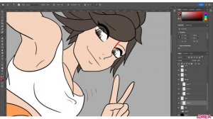 Giantess Tracer Summer Butt // Overwatch 2 // Speed Paint #57