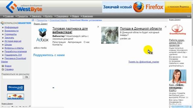 Download Master скачать бесплатно. Менеджер загрузок смотреть онлайн