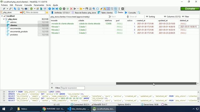 PHP Webstore #084 MELHORAMENTO DA TABELA DE CLIENTES E ENCRIPTACAO DE ID смотреть онлайн