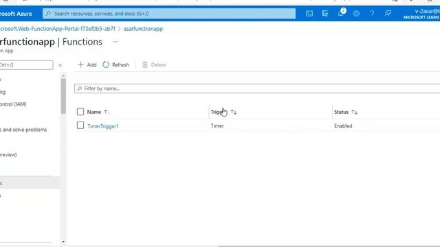 EXECUTE AZURE FUNCTION WITH TIME TRIGGER смотреть онлайн