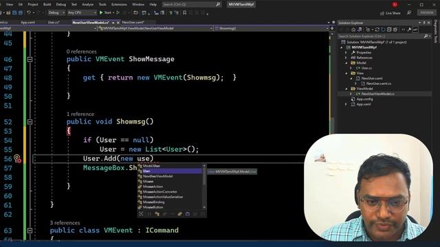 Bind data to the ListView in WPF using MVVM | MSDEVBUILD Tamil | Suthahar Jegatheesan | VS2022 смотреть онлайн