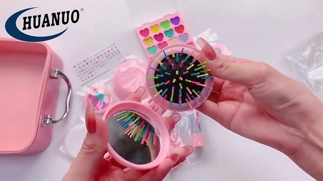 Большой набор детской косметики для девочки Чемоданчик детской декоративной косметики Подарок смотреть онлайн