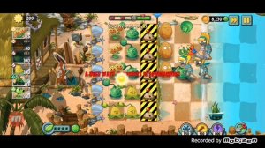 Растения Против Зомби 2 Пляж Большой Волны 15 уровень ( Plants vs Zombies 2 Big Wave Beach Day 15)