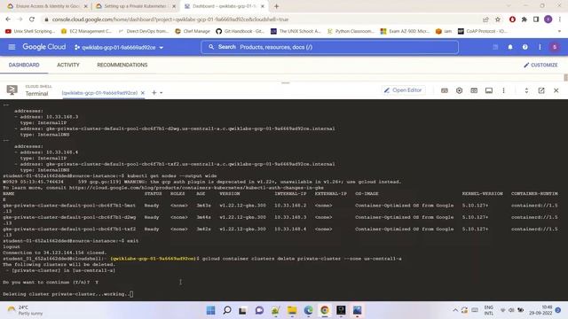 Qwiklabs -Setting up a Private Kubernetes Cluster: Quest Lab [GSP178] [NEW] смотреть онлайн