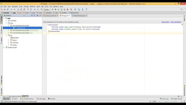 Curso de Android: Primera Aplicación usando XML y Java смотреть онлайн