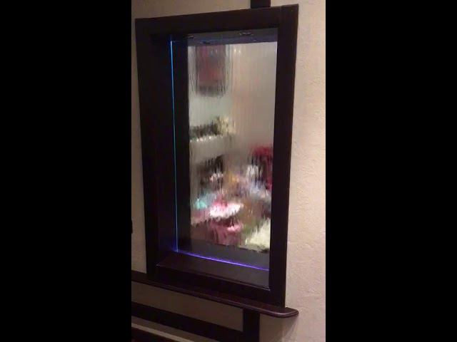 Водопад по стеклу на просвет смотреть онлайн