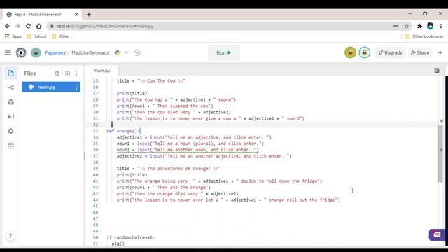 Python MadLibs Generator! смотреть онлайн