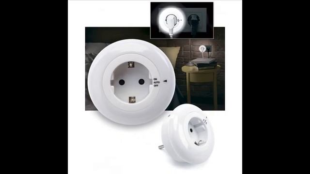 Ночник диодный с датчиком и розеткой - Кольцо Сатурна смотреть онлайн