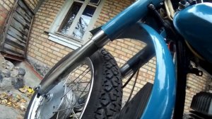 Мото МИНСК 125 ремонт вилки