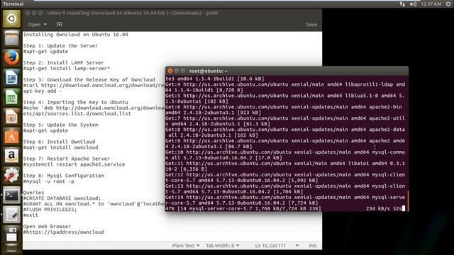How to Install OwnCloud on Ubuntu 16.04 смотреть онлайн