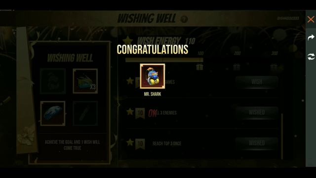 FreeFire Wishing Well 2nd Spin Complete. Play 1 Game Claim All Wish Energy In FreeFire Wishing Well