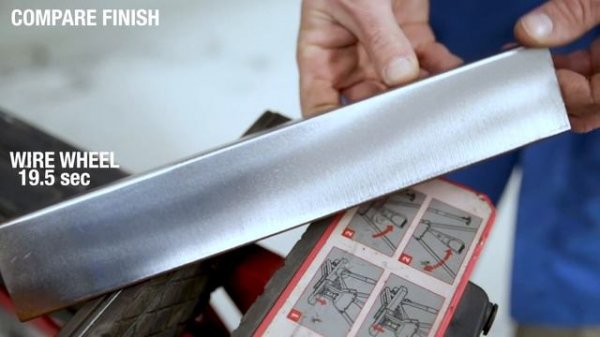 Remove Rust, Paint and Mill Scale - Scotch Brite Clean & Strip Pro Disc 3M