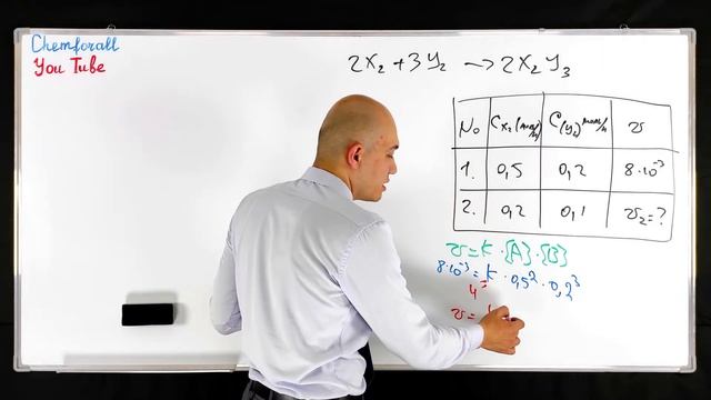 Для реакции 2Х2(г) + 3Y2(г) → 2Х2Y3(г) проведено 2 опыта. В таблице указаны концентрации веществ смотреть онлайн