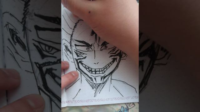 #jujutsukaisen #art рис Сукуну Drawing Sukuna магическая битва Jujutsu Kaisen