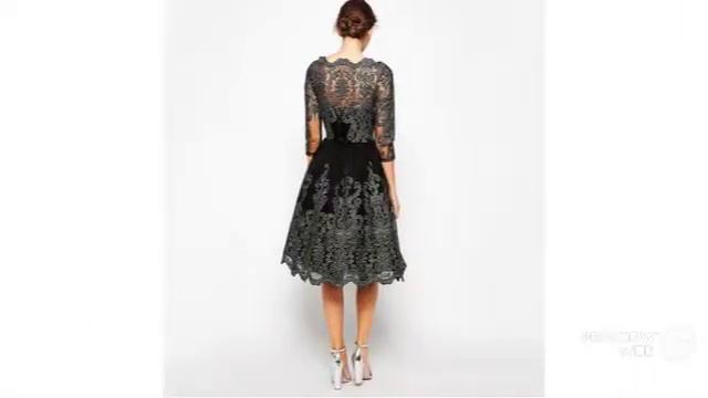 Одежда с AliExpress-Кружевное праздничное платье mp4 смотреть онлайн