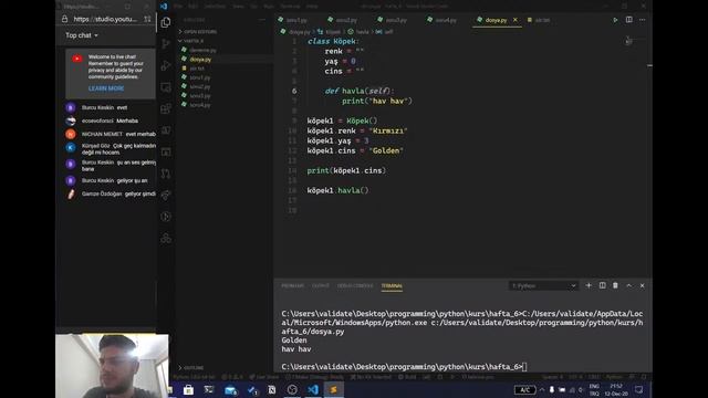 HOYT-HUBIT Python 20:30 Dersi - Ders 6 смотреть онлайн