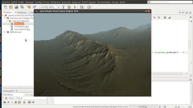 [Java] 2.5D from scratch - Comanche-like Simple Voxel Space Engine Demo Test смотреть онлайн