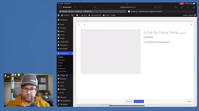 Creating a Full Site Editing (FSE) WordPress Theme смотреть онлайн