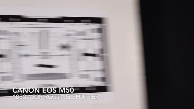Canon EOS M50 : rolling shutter vidéo смотреть онлайн