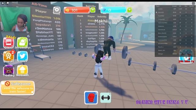 Roblox Gym Realms Body Exercise Workout Game смотреть онлайн