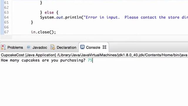 Cupcakes and Java input validation - Part 2 смотреть онлайн