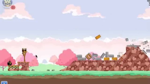 Angry Birds Friends Facebook - Valentines Day Tournament Level 2 3 Star Walkthrough смотреть онлайн