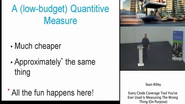 The Agile Roundabout #12 - hosted by YNAP-'Every code coverage tool you've ever used is measuring.. смотреть онлайн