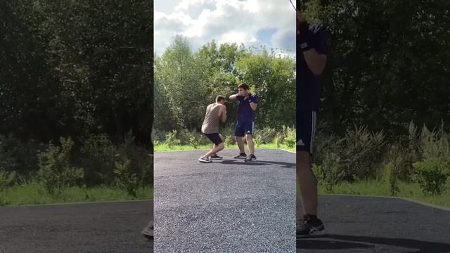 Бокс / Работа в парах / Спарринг #workout #тренировка смотреть онлайн