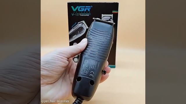 Машинка для стрижки волос, бороды и усов VGR V-127 смотреть онлайн