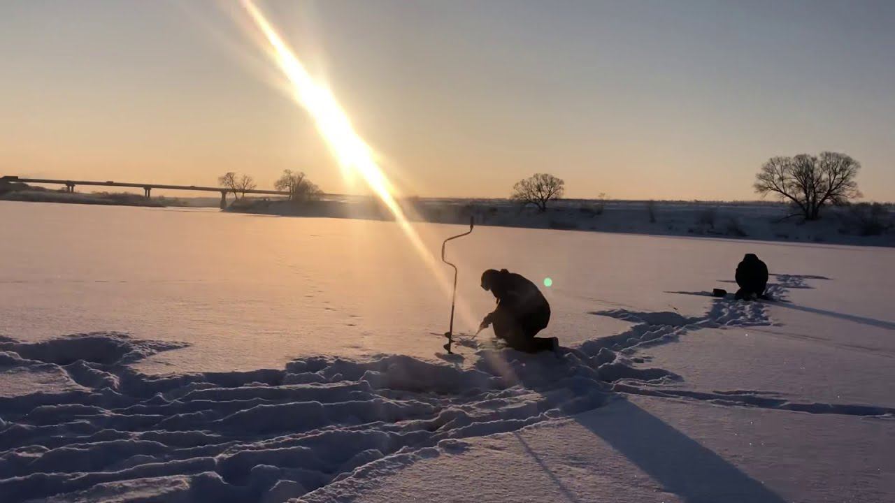 Рыбалка на Оке в феврале в -20 и ветер смотреть онлайн