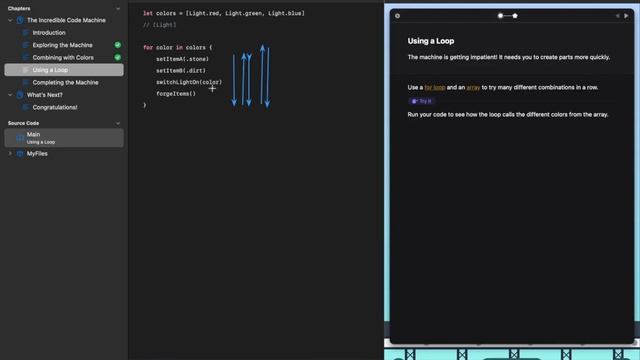 Swift Playgrounds. Code Machine смотреть онлайн