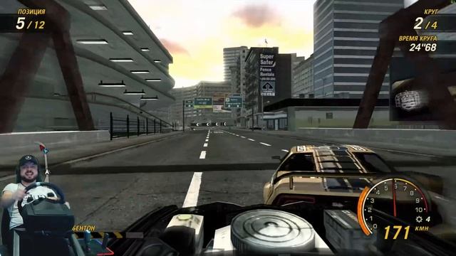 ? Как затащить гонку на одном боку? Лайфхак от Сония в FlatOut: Ultimate Carnage смотреть онлайн