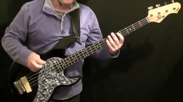 How To Play Bass Guitar to Three Little Birds - Bob Marley смотреть онлайн
