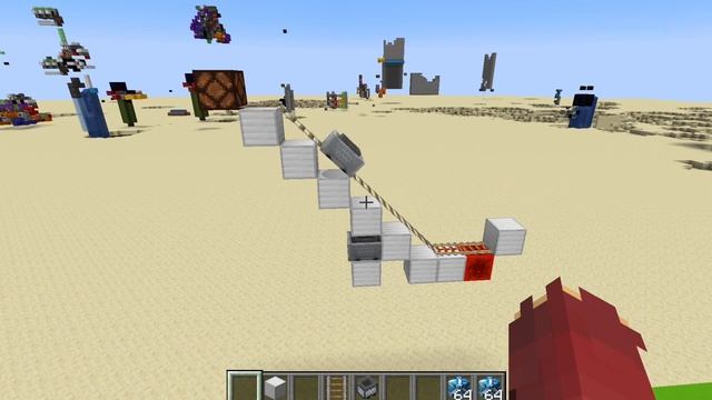 Minecraft Redstone Weapon: Timeable TNT Precision Missile