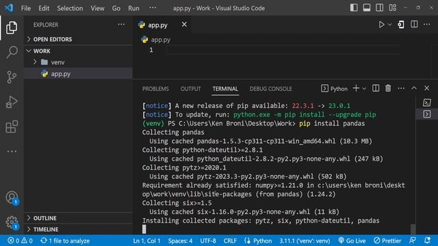 Virtual Environment --- Python Programming for Engineers смотреть онлайн