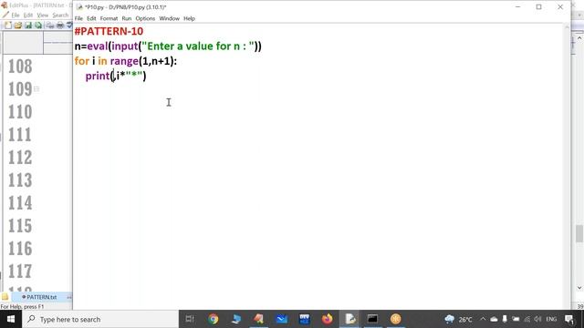 #3 PATTERNS USING PYTHON смотреть онлайн