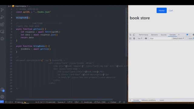 Book Store VanillaJs - Bootstrap 5 Project [ Part 2 ] смотреть онлайн