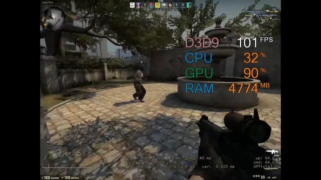Intel UHD Graphics 610 -- Intel Pentium Gold G5400 -- CSGO FPS Test Overpass 1024X768 смотреть онлайн
