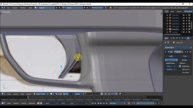 DP-12 Shotgun // Blender Timelapse смотреть онлайн
