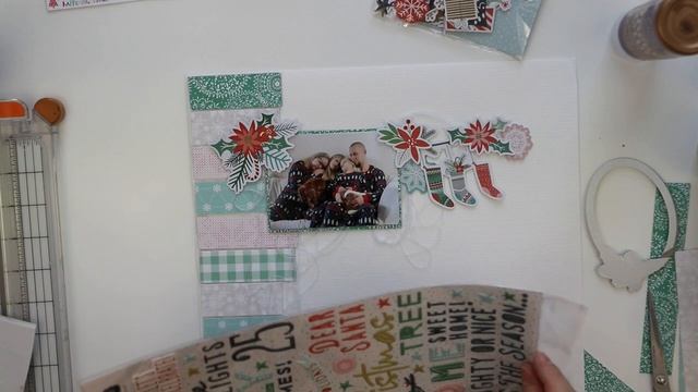 [236] Scrapbook Layout Process Video "Merry Things" for Hip Kit Club смотреть онлайн
