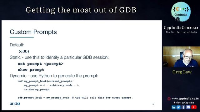 [CppIndiaCon 2022] Getting most out of GDB by Greg Law смотреть онлайн