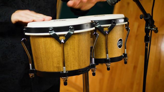 Headliner Series Wood Bongos - Walnut Brown - HTB100WB-M смотреть онлайн