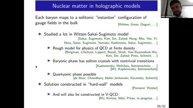 Matti Jarvinen (Asia Pacific Center for Theor. Phys.) on Gauge/Gravity Duality for Neutron Stars смотреть онлайн