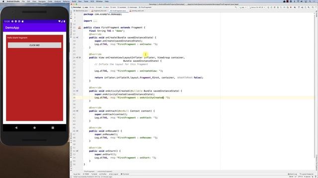 Fragment and UI Components смотреть онлайн