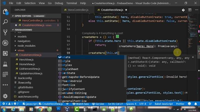#22.2 Firebase install and demo on Android in React Native Part 2 | Detail in every centimeter смотреть онлайн