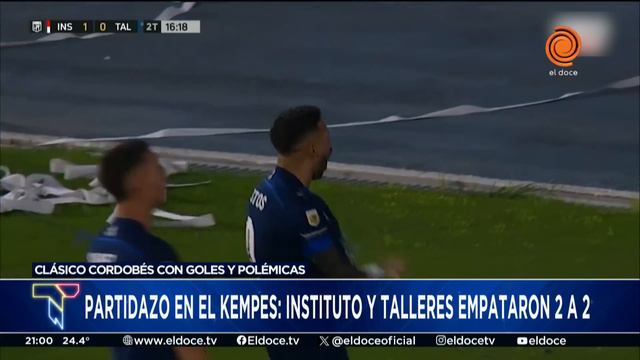 Instituto y Talleres empataron 2 -2: LOS GOLES DEL PARTIDO смотреть онлайн