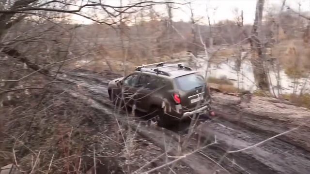 We are testing Renault Duster, Mitsubishi Pajero off road 4х4 смотреть онлайн