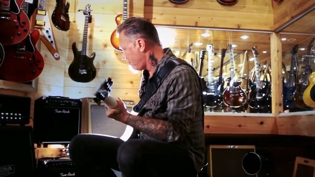 Джеймс Хэтфилд Metallica — интервью в гитарном центре Сан Франциско смотреть онлайн